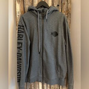 Men’s Harley Davidson zip up hoodie